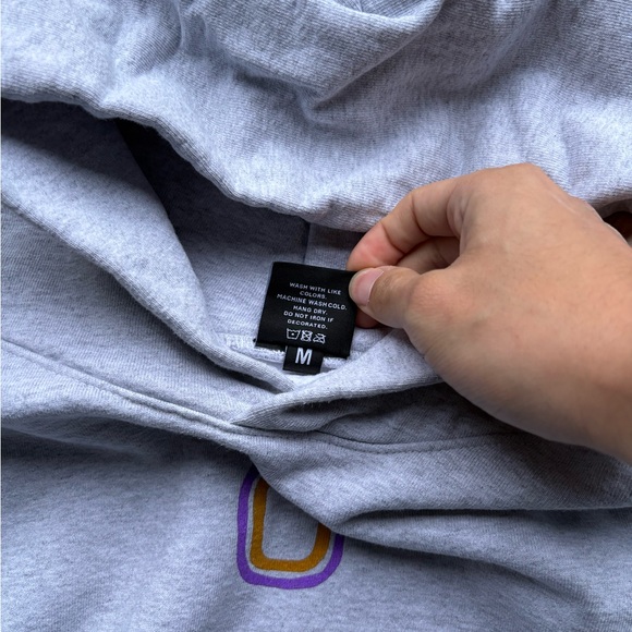 Overtime Grey hoodie - Picture 2 of 6